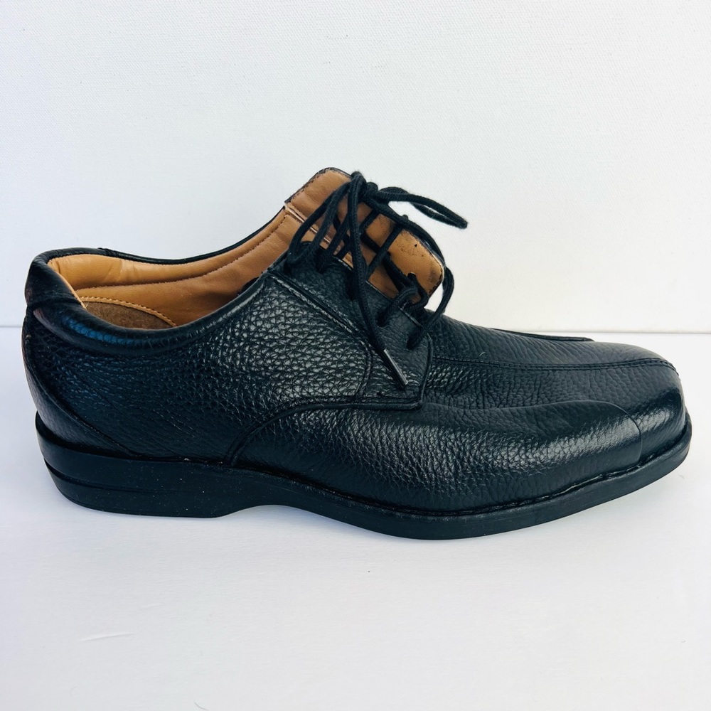 GH Bass Men’s Lex Black Pebbled Leather Oxfords - size 8 - NEW